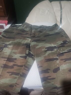 Red Camel Men's Camouflage Cargo Pants - Green/Brown/Black